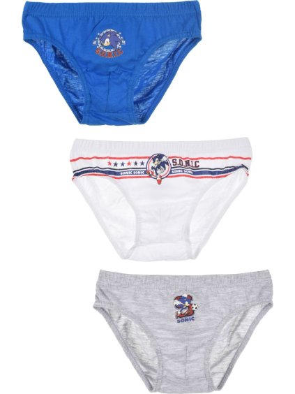 Súprava chlapčenských slipov Sonic