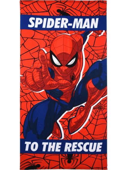 Plážová chlapčenská osuška s potlačou Spider-Man