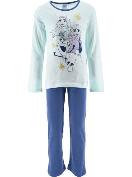 Mintovo-modré dievčenské pyžamo Disney - Frozen