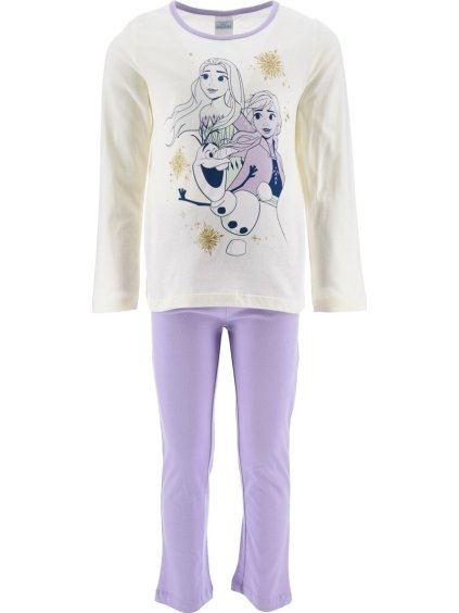 Smotanovo-fialové dievčenské pyžamo Disney - Frozen