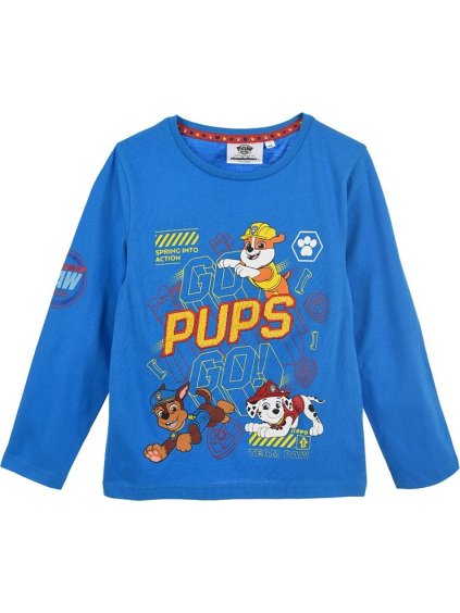 Paw Patrol modré chlapčenské tričko