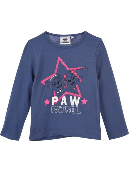 Dievčenské tmavomodré tričko Paw Patrol