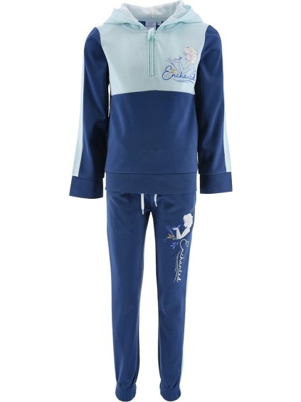 Tmavomodrá dievčenská tepláková súprava Frozen