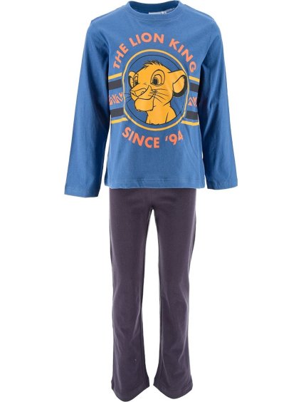 Modro-sivé chlapčenské pyžamo - The Lion King