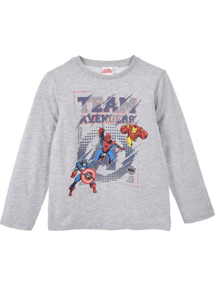 Avengers sivé tričko s dlhým rukávom