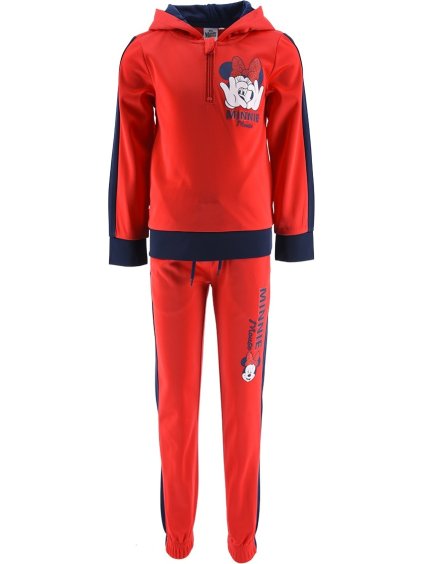 Minnie Mouse - červená dievčenská tepláková súprava