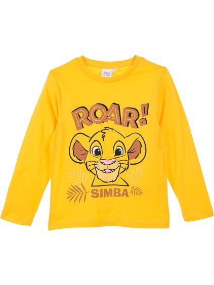 Žlté chlapčenské tričko Disney The Lion King