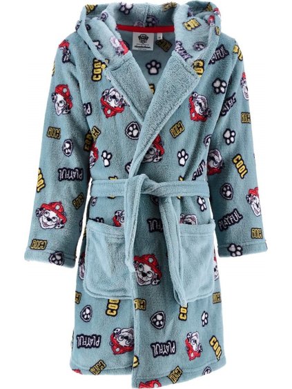 Paw Patrol - modrý chlapčenský župan