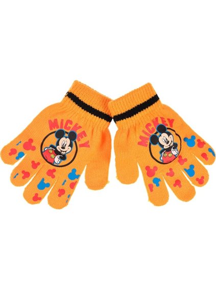 Mickey Mouse žlté chlapčenské rukavice
