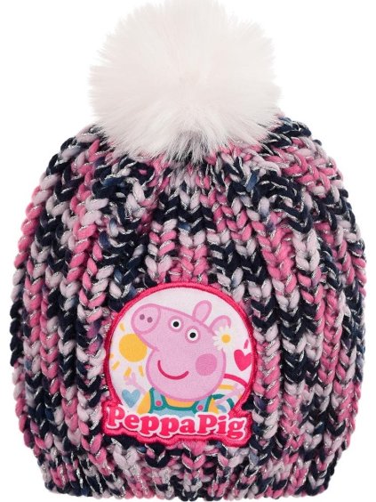 Peppa Pig ružovo-modrá dievčenská čiapka