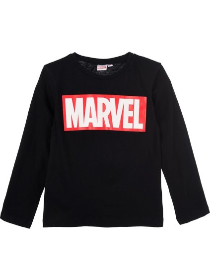 Marvel čierne chlapčenské tričko