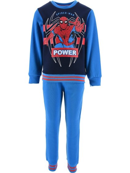 Marvel Spider modrá chlapčenská tepláková súprava