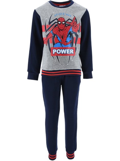 Marvel Spider tmavomodrá chlapčenská tepláková súprava