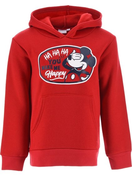 Disney Mickey Mouse červená detská mikina