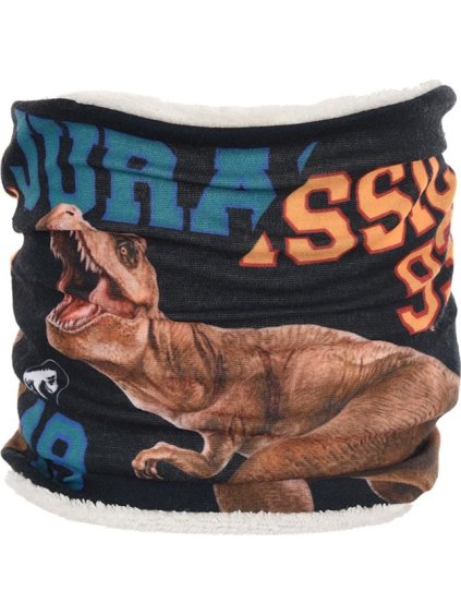 Jurassic Park čierno-biely chlapčenský nákrčník