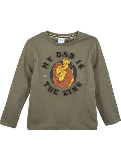 The Lion King khaki chlapčenské tričko