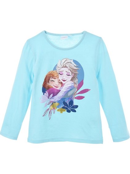 Disney - Frozen svetlo modré dievčenské tričko