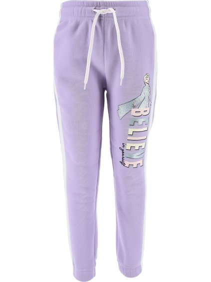 Elsa Frozen svetlofialové dievčenské tepláky