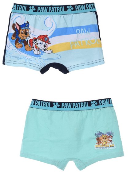 Sada chlapeckých boxerek - Paw Patrol - tyrkysová