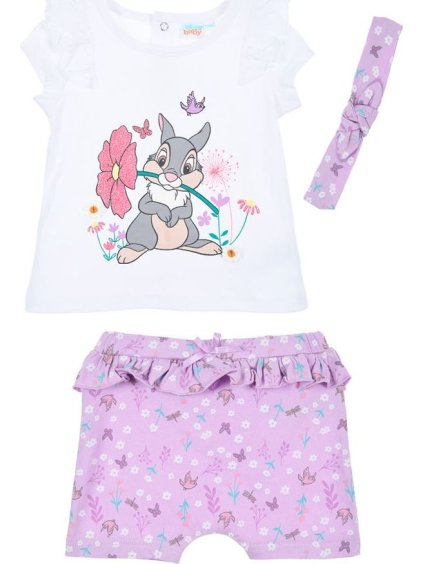 Bielo-fialová súprava Disney Bambi