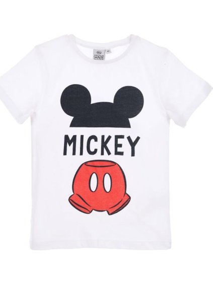 Chlapčenské biele tričko s potlačou - Disney Mickey Mouse