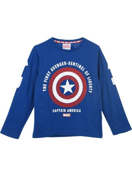 Modré tričko Captain America