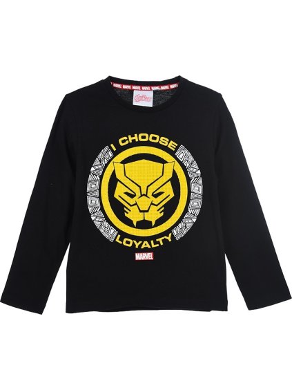 Čierne tričko Black Panther