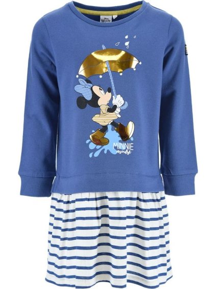 Disney Minnie Mouse Modrá mikina so sukienkou