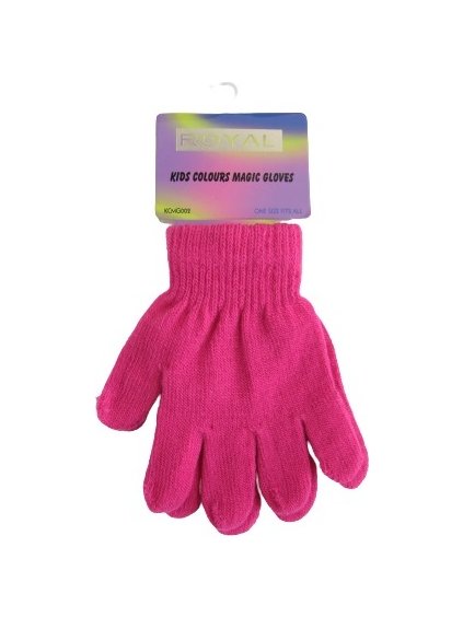 Klasické tmavoružové rukavičky