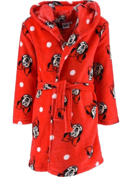 Minnie Mouse Červený župan pre dievčatá