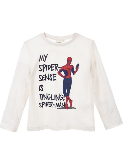 SPIDER-MAN Biele tričko z organickej bavlny