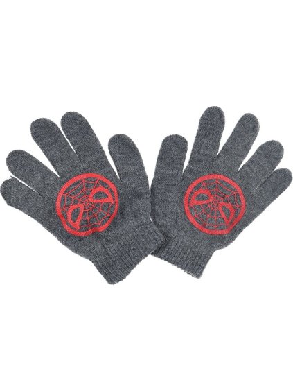 Spider - Man tmavosivé chlapčenské rukavice