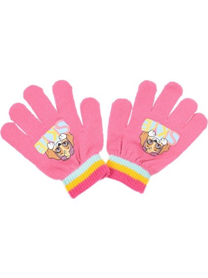 Paw Patrol Ružové dievčenské rukavice