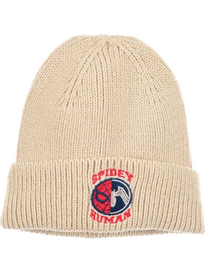 Béžová zimná čiapka Marvel Spider-man