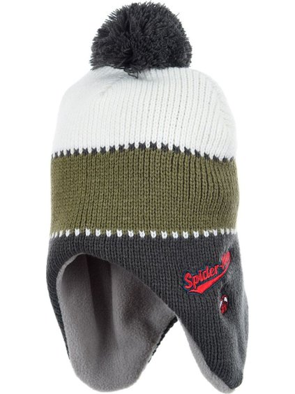 Spider-Man Khaki ušianka s brmbolcom