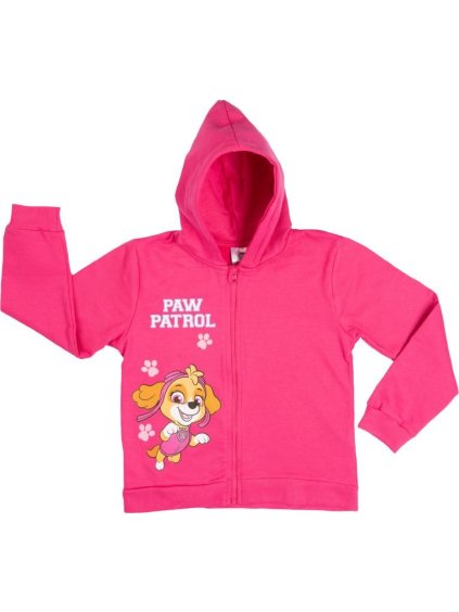 Paw Patrol Ružová mikina s kapucňou