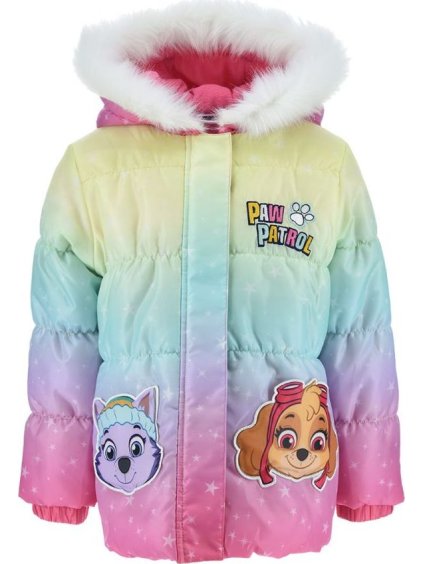 Paw Patrol Dúhová zimná bunda
