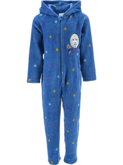 Disney Frozen Modré dievčenské "onesie" pyžamo