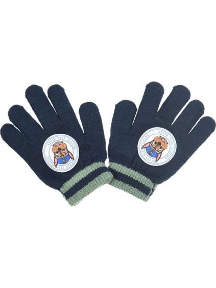 Tmavomodré rukavice Paw Patrol Chase