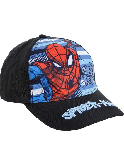 Čierna šiltovka Spider-Man