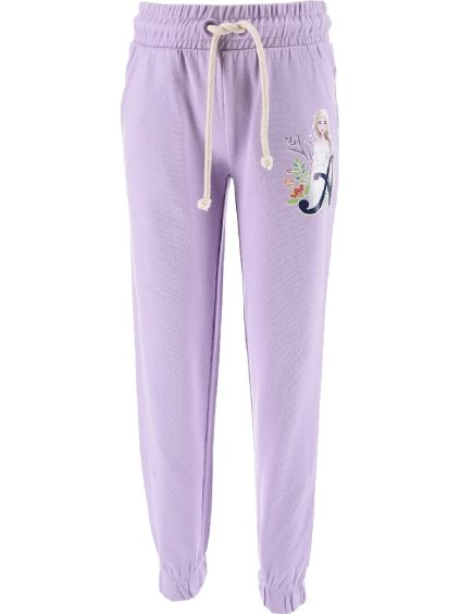 Fialové dievčenské tepláky Disney Frozen
