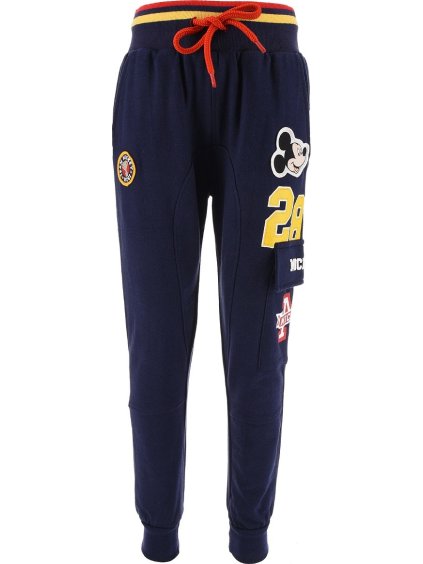 Tmavomodré chlapčenské tepláky Disney Mickey Mouse
