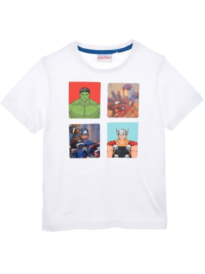Biele chlapčenské tričko Avengers