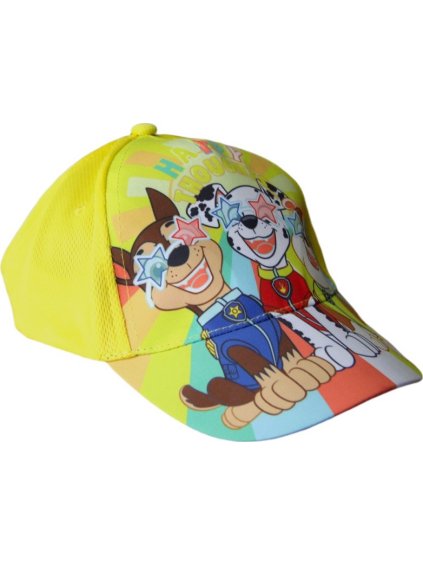 Žltá chlapčenská šiltovka Paw Patrol