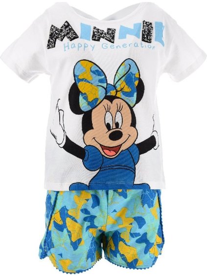 Bielo-modrý dievčenský set Disney Minnie Mouse