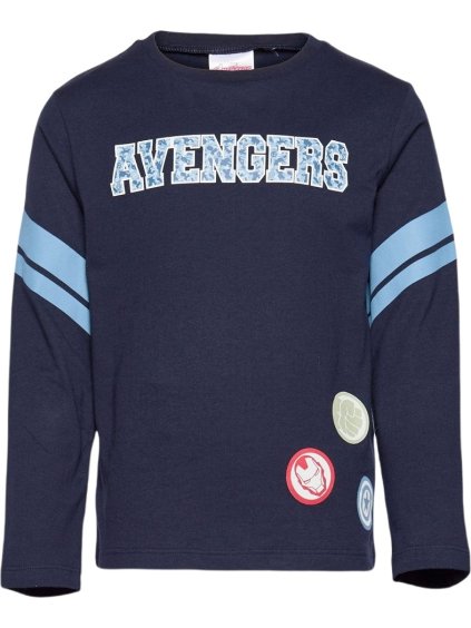 Tmavomodré chlapčenské tričko Avengers Marvel