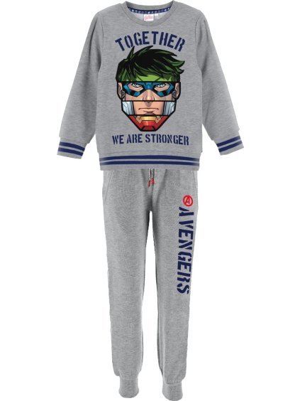 Sivá tepláková súprava Marvel Avengers