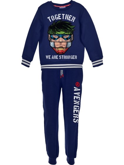 Tmavomodrá tepláková súprava Marvel Avengers