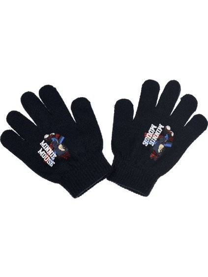 Čierne rukavice Minnie Mouse Disney