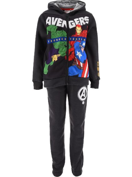 Tmavosivá chlapčenská teplákovka Marvel Avengers